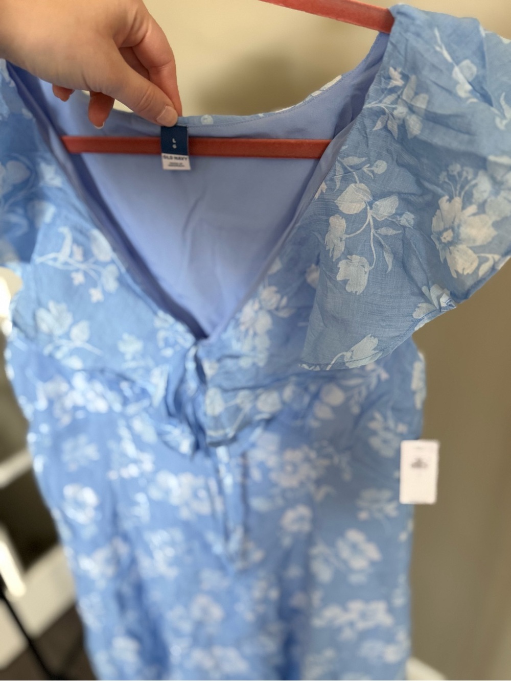 NWT Old Navy Blue Dress (L) - Picture 3 of 5